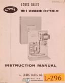 Louis Allis-Louis Allis MD-2, Standard Controller, Instructions Manual-MD-2-01